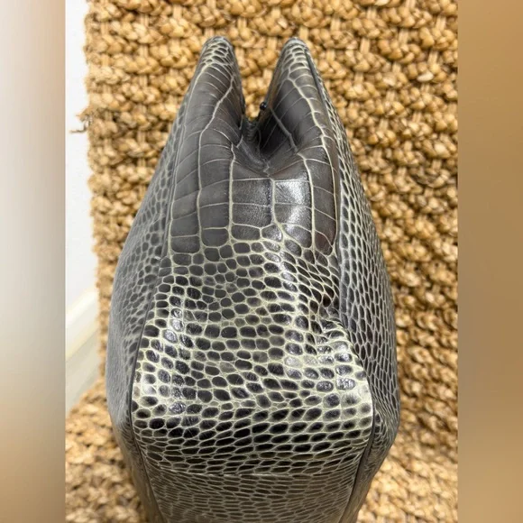 Longchamp Roseau Tote Crocodile-Embossed Leather - Picture 6 of 11